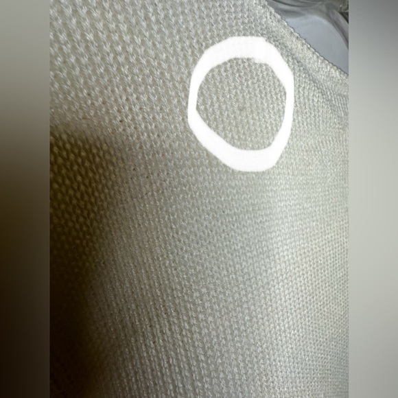 Vintage Kenneth Too Ivory Aztec Pullover Sweater Turquoise Embellished Sz S/M - Picture 12 of 12